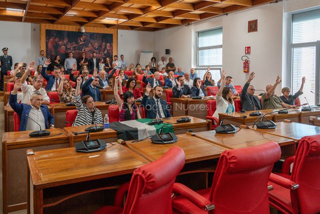 Nuoro, il nuovo Consiglio Comunale (foto S.Novellu)