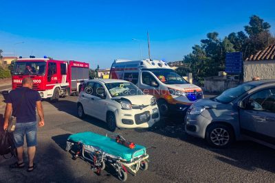 Orosei, la scena dell'incidente