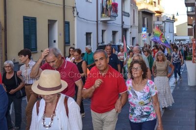 Orosei, manifestazione per la Palestina (foto Nieddu)