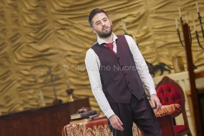 Il tenore Marco Puggioni in scena