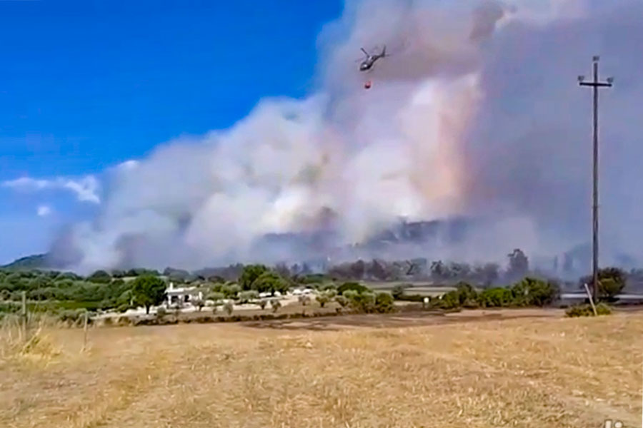 L’Inferno di fuoco a Oliena: 70 ettari in cenere – VIDEO