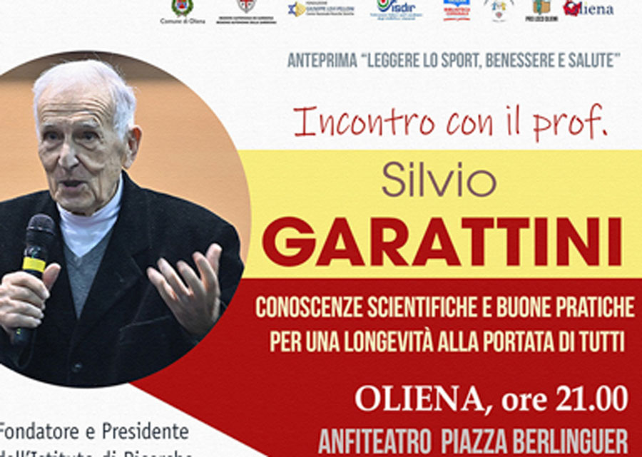 Silvio Garattini a Oliena: una lezione di longevità sostenibile