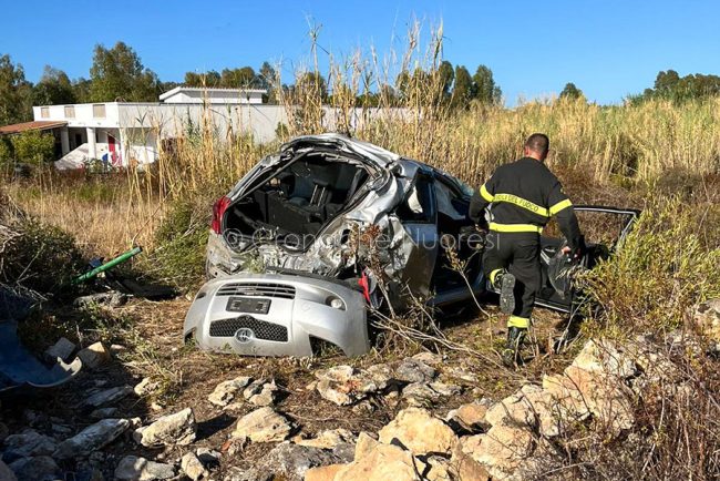 La scena dell'incidente