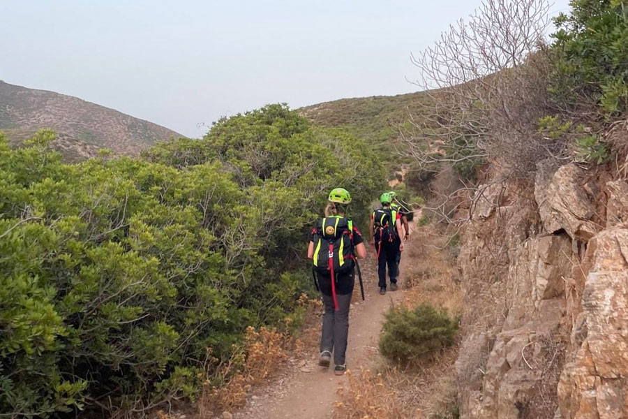 Escursionisti in difficoltà tra Masua e Cala Domestica: soccorso alpino in azione