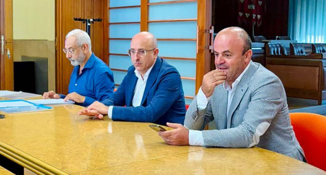 Da destra Ciccolini, Fenu e Zazzarella
