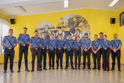 I 13 nuovi marescialli arrivati a Nuoro