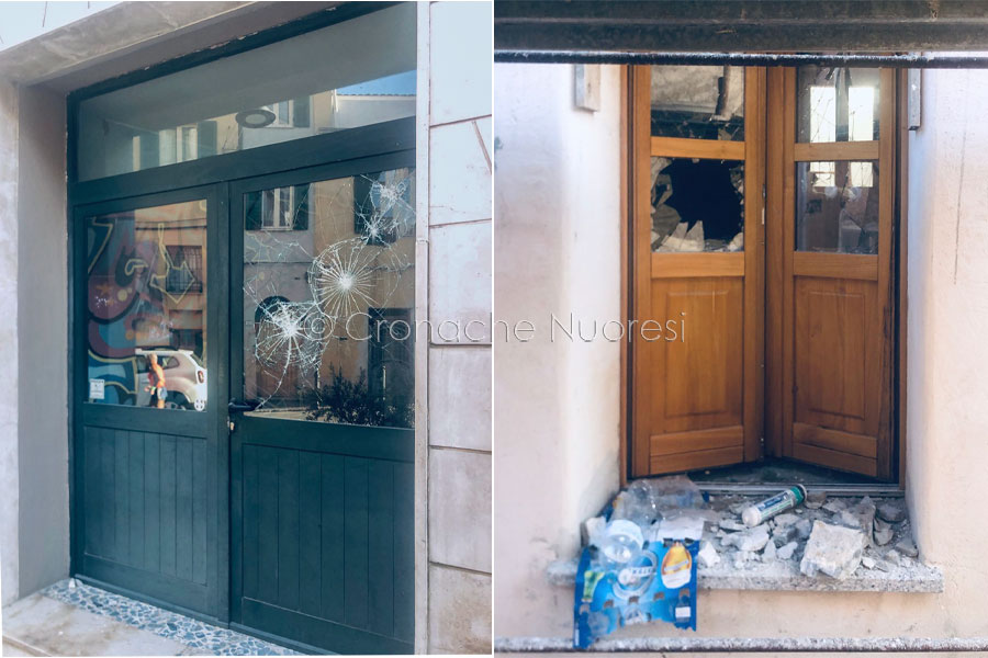 Nuoro. Due atti vandalici in poche ore: nel mirino un locale e un’abitazione in pieno centro storico