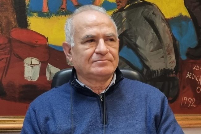 Il sindaco di Orgosolo Pasquale Mereu