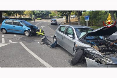 La scena dell'incidente a Dorgali