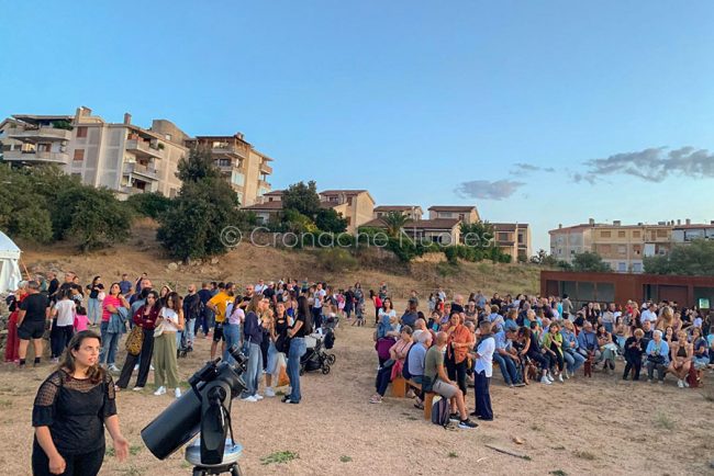 L'osservazione dell'eclissi di luna a Tanca Manna