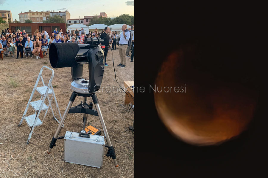 Nuoro: occhi puntati al cielo, ieri, per l’eclissi totale di luna
