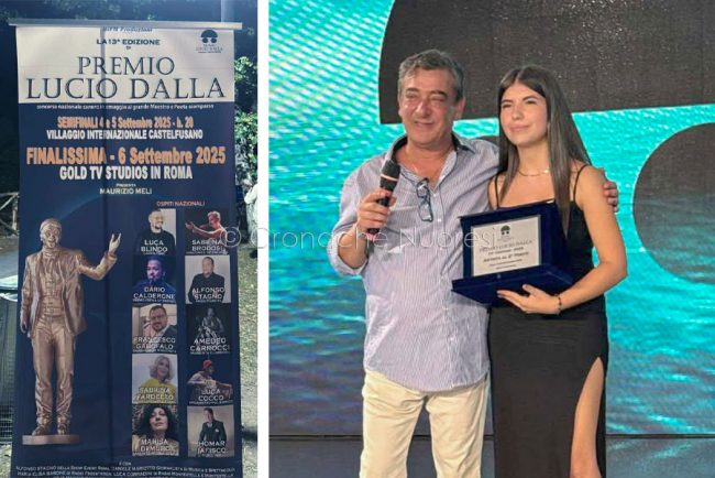 Ludovica Satta al Premio Lucio Dalla