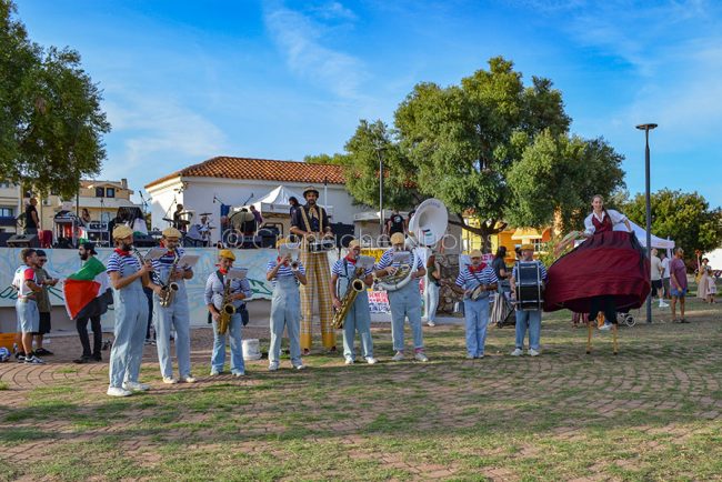 Manifestazione pro Gaza alla Caletta (foto Nieddu)
