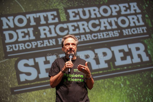 Nuoro, Mario Tozzi all'Eliseo (foto S.Novellu)