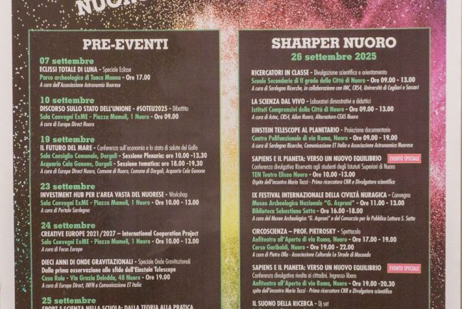 Locandina della Notte dei Ricercatori 2025