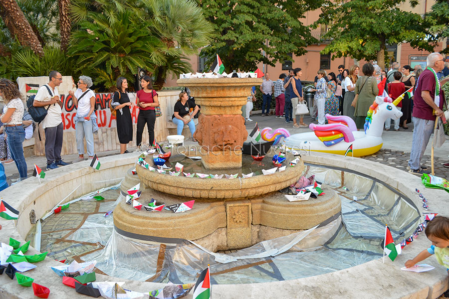 A Nuoro la solidarietà per Gaza scende in piazza in sostegno a Glob Sumd Flotilla