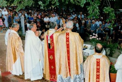 Valverde - celebrazione religiosa con mons. Alberti