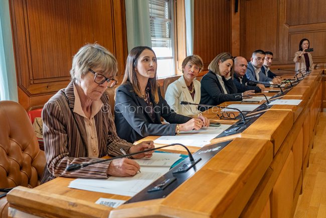 Consiglieri di Maggioranza in Provincia (foto S.Novellu)