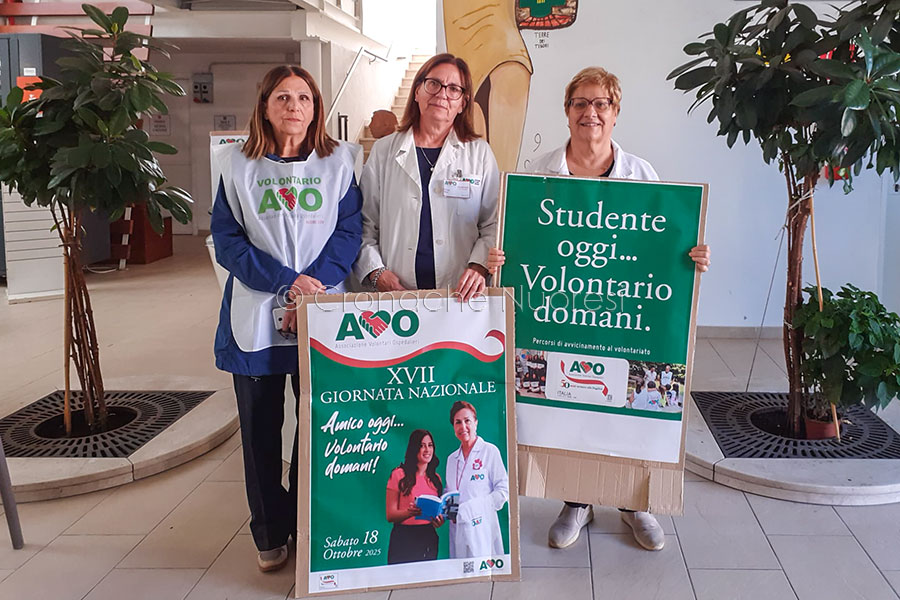 XVI Giornata nazionale dell’AVO: a Nuoro il volontariato si fa presenza amica
