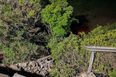 I soccorsi dopo l'incidente al ponte Sa Minda