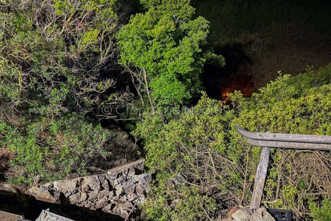 I soccorsi dopo l'incidente al ponte Sa Minda