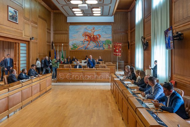 Il giuramento di Giuseppe Ciccolini (foto S.Novellu)