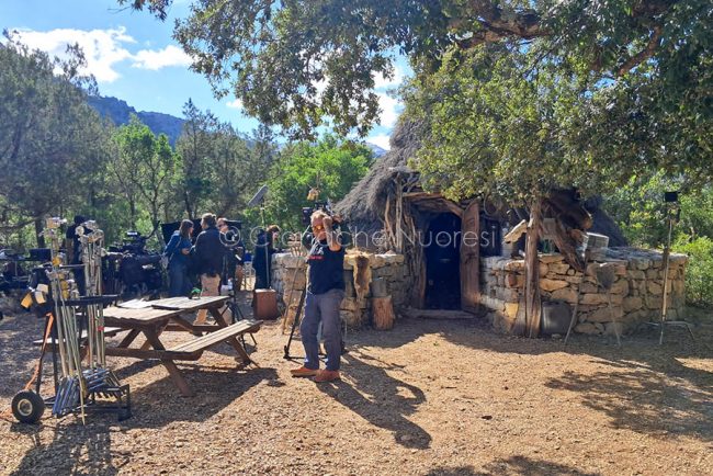 Il set della fiction su Farouk