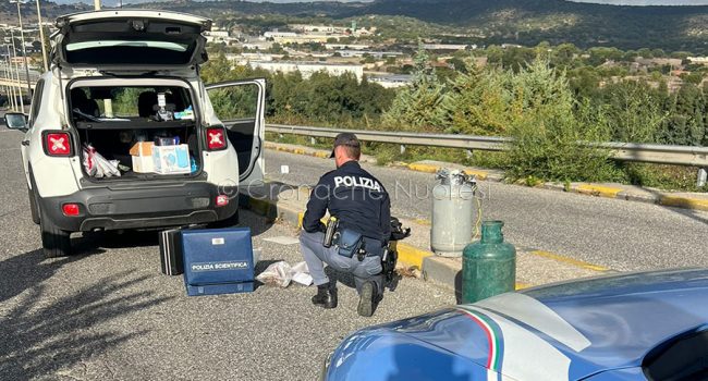 La Polizia scientifica in azione