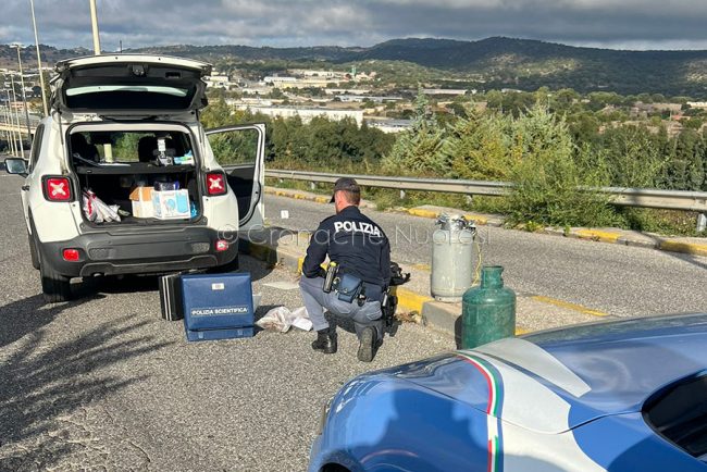 La Polizia scientifica in azione