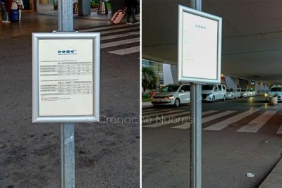 La fermata ARST dell'aeroporto di Elmas