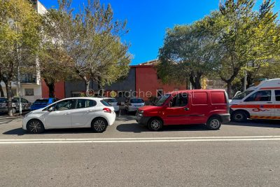 La scena dell'incidente