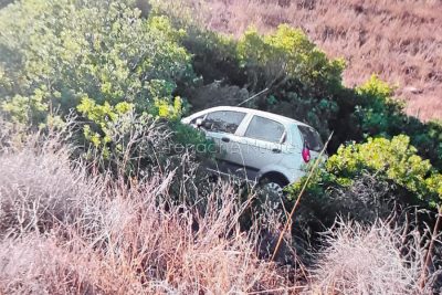 L'auto dopo l'incidente