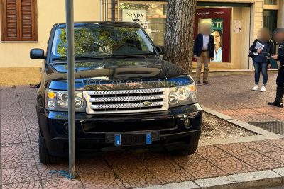L'auto dopo l'incidente