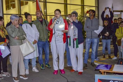 Nuoro, flash mob all'ospedale San Francesco (foto Nieddu)