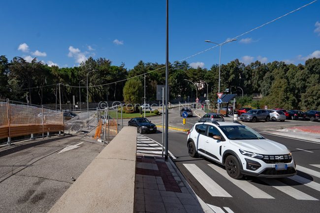 Nuoro, ingresso al centro intermodale (foto S.Novellu)