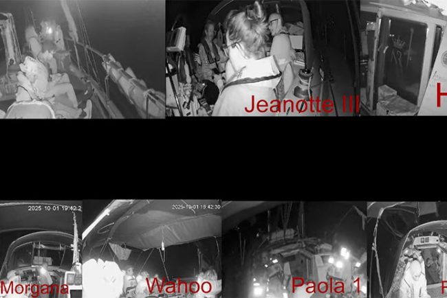 Un momento del blitz israeliano