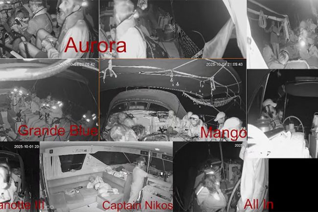 Un momento del blitz israeliano