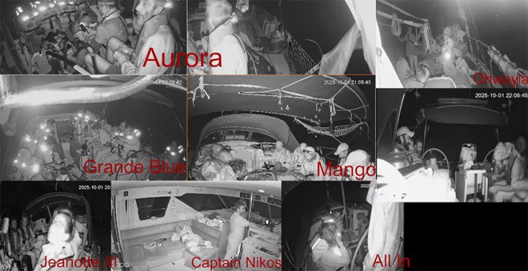 Un momento del blitz israeliano