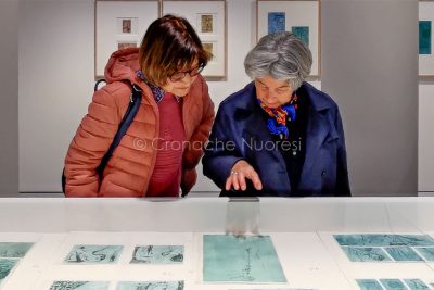 Un momento della mostra su Graziano Salerno (foto S.Novellu)