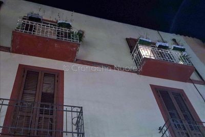 Il palazzo in cui si e' verificato il crollo