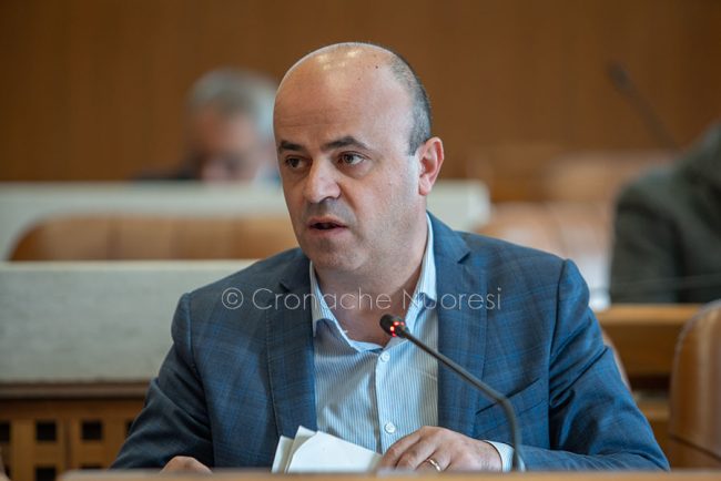 Il presidente della Provincia Giuseppe Ciccolini (foto S.Novellu)