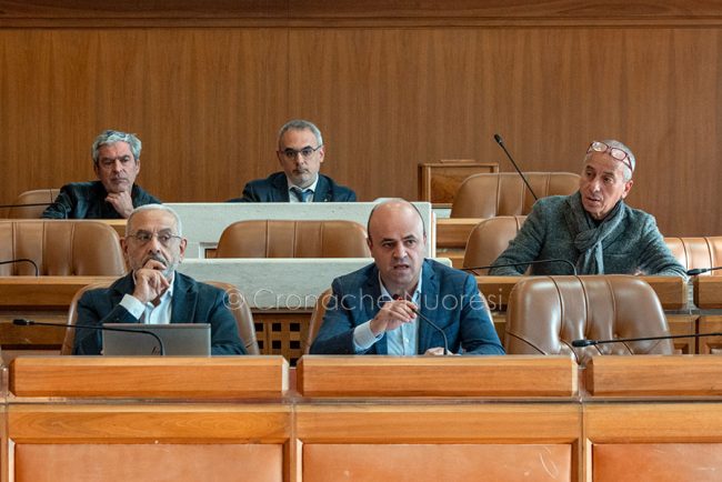 Il presidente della Provincia Giuseppe Ciccolini (foto S.Novellu)