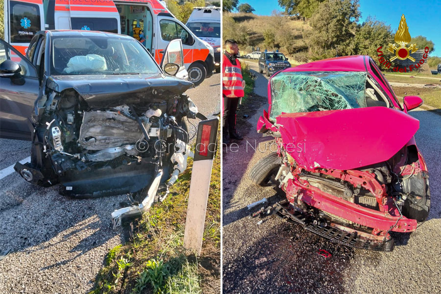 Frontale sulla strada per Noragugume: ferite due donne, una trasportata in elisoccorso