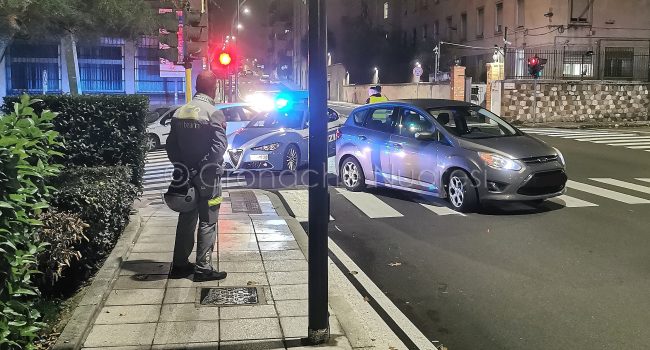 La scena dell'incidente (foto S.Novellu)