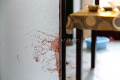 La scena di un femminicidio (foto S.Novellu)