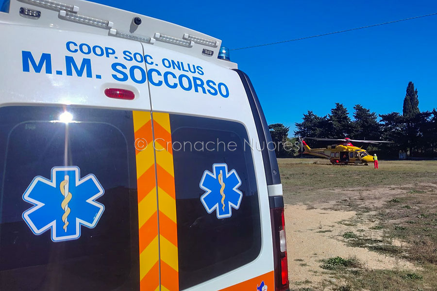 Orosei. Sospetto arresto respiratorio per un bimbo di poche settimane: interviene l’elisoccorso