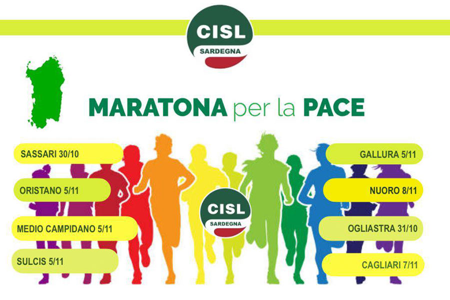 “In cammino per la Pace”: la CISL di Nuoro in marcia all’Ortobene per solidarietà e diritti umani