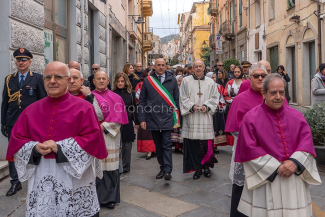 Nuoro, le Grazie, il sindaco Fenu e il vescovo Mura (foto S.Novellu)