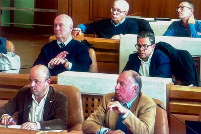 Un momento della conferenza socio sanitaria