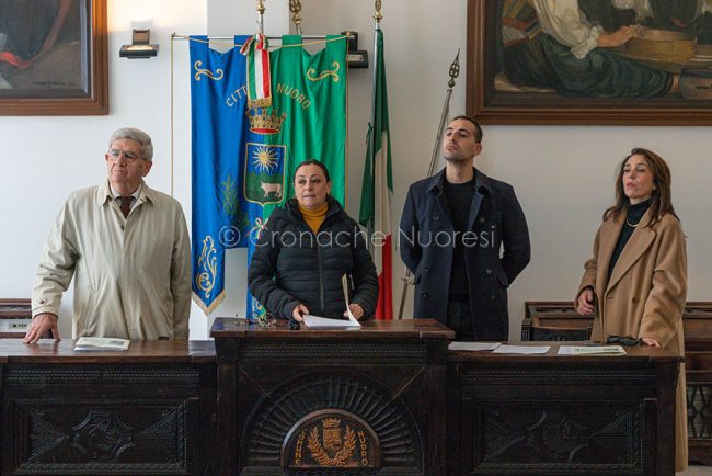 Un momento della conferenza stampa (foto S.Novellu)